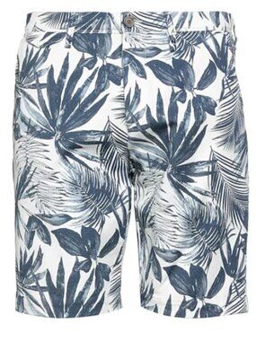 Myths Italy Tropical Leaf Print Bermuda Shorts Men's Size 32 Cotton